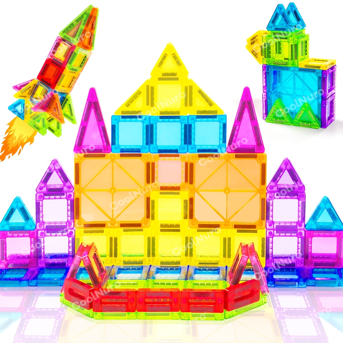 Magnetic Building Block Set for Hands-On Ability Development